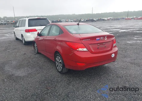 2017 Hyundai Accent Value Edition z USA, uszkodzony, nr VIN KMHCT4AE2HU373711